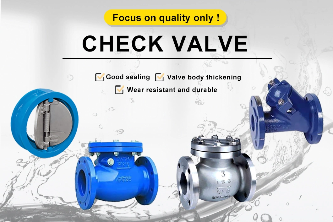 DN50-800 High Quality Throttle Ball Check Valve with Metal Seat