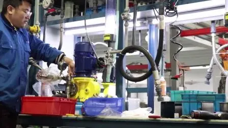 油圧プランジャー 機械式ダイヤフラム計量ポンプ 酸性化学薬品注入ポンプ